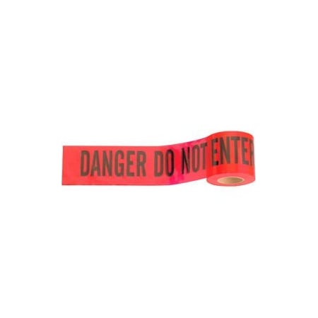 Johnson Level & Tool 300' X 3" Red "Danger Do Not Enter" Tape, 1 Roll 3322